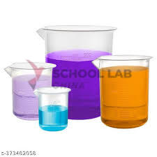 Polypropylene Beakers (Mixed Volume) - Pack of 4
